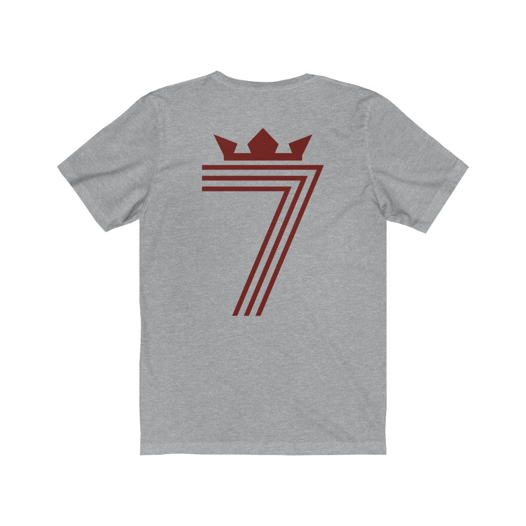 DOUBLE 7 RETRO RED T-Shirt (4 Different Colours of T-Shirt)