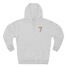 Load image into Gallery viewer, DOUBLE #7 HOODIE Red &amp; Gold Logo (3 Different Colours of Hoodie)
