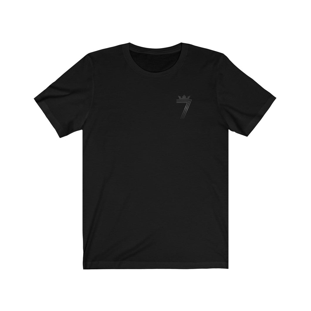 #7 DOUBLE Black on Black T-Shirt