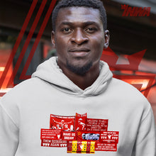 Load image into Gallery viewer, Liverpool Flags Celebration Hoodie (2 Different Colours of Hoodie)
