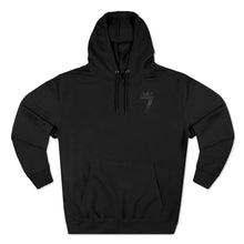 Load image into Gallery viewer, #7 DOUBLE Black on Black Hoodie
