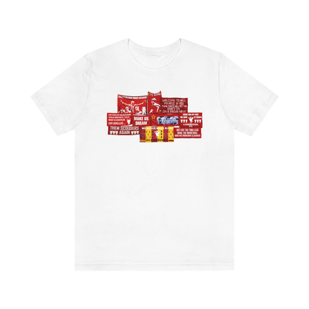Liverpool Flags Celebration T-Shirt (3 Colours of T-Shirt)