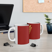 Load image into Gallery viewer, #7 GOLD RED MUG
